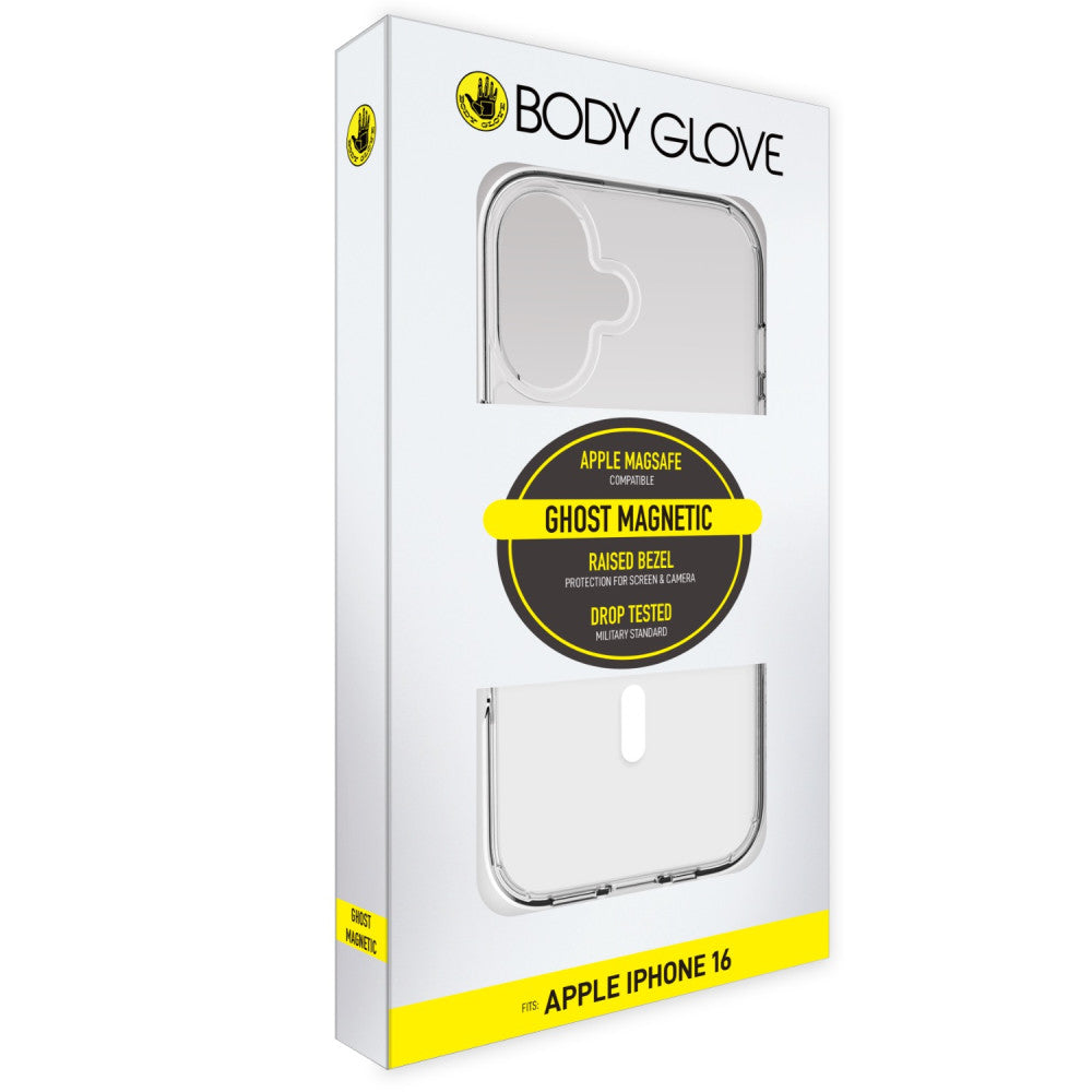 BodyGlove Ghost Magnetic Clear Case for iPhone 16 MagSafe