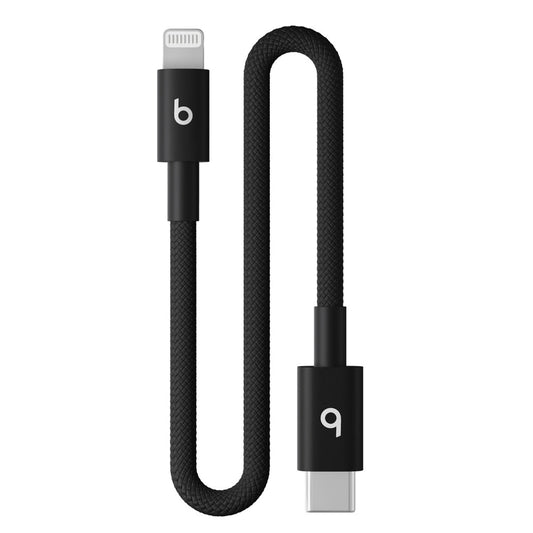 Beats Durable Woven 20cm USB-C to Lightning Short Charging Cable