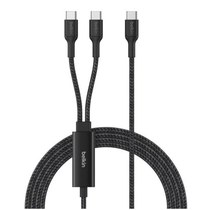 Belkin BoostCharge Pro 140W 2-in-1 USB-C Dual Charging Cable