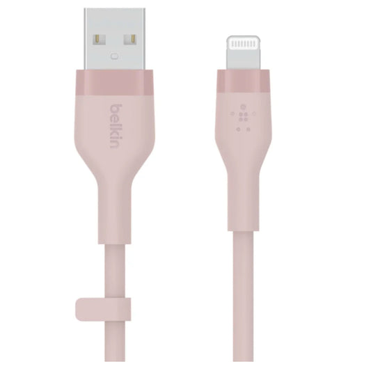 Belkin BoostCharge 1m USB to Lightning Silicone Cable Pink