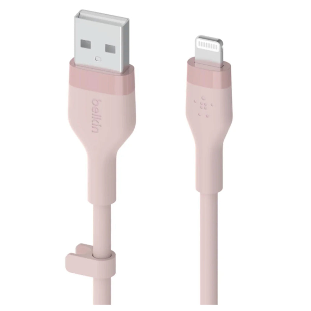Belkin BoostCharge 1m USB to Lightning Silicone Cable Pink