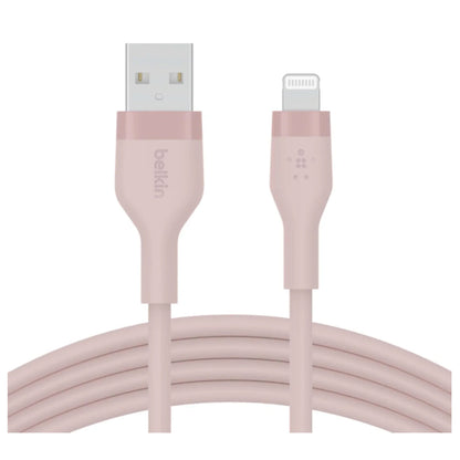 Belkin BoostCharge 1m USB to Lightning Silicone Cable Pink