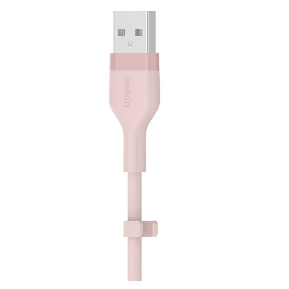 Belkin BoostCharge 1m USB to Lightning Silicone Cable Pink