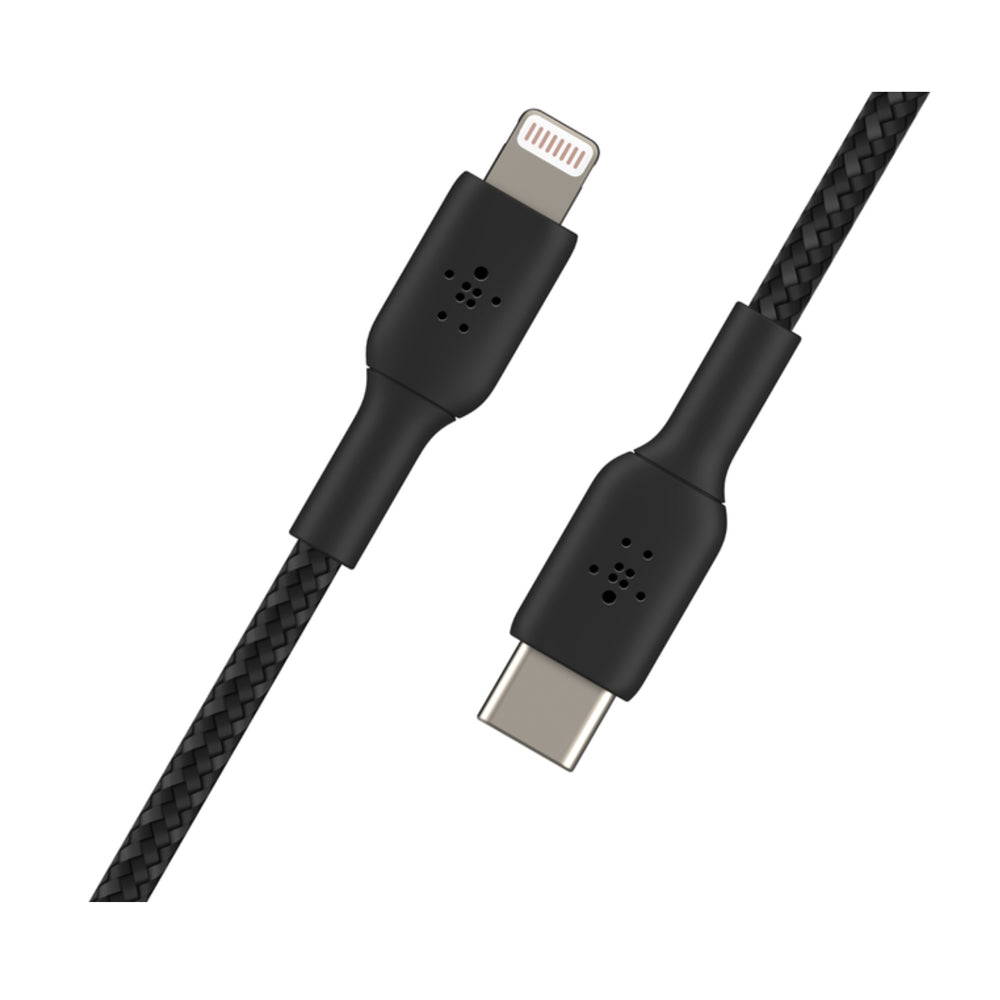 Belkin BoostCharge 6.6ft USB-C to Lightning Braided Fast Charging Cable