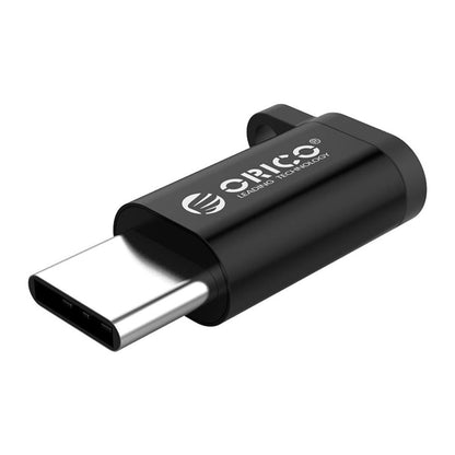 Orico USB-C to Micro USB OTG Adapter with Anti-Lost Lanyard Silver