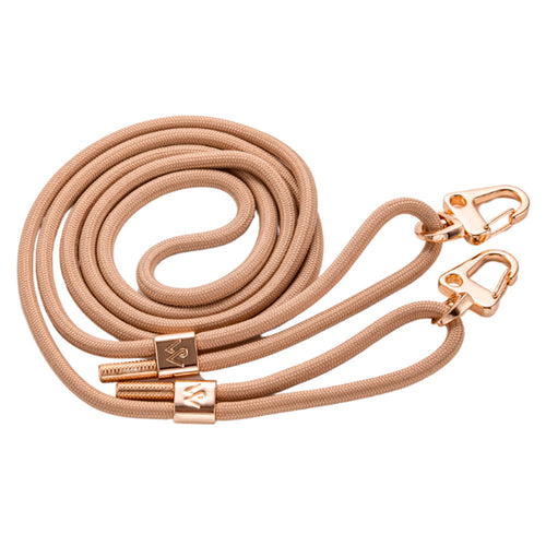 Woman On The Move Chic Braided iPhone Cord Gold Trimmings