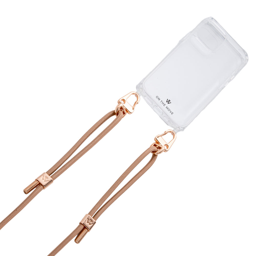 Woman On The Move Chic Braided iPhone Cord Gold Trimmings