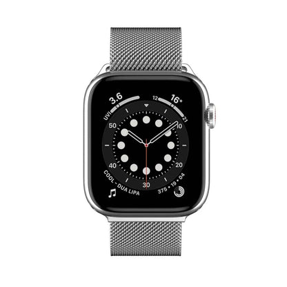 SwitchEasy Mesh Stainless Steel Magnetic Loop for Apple Watch Silver