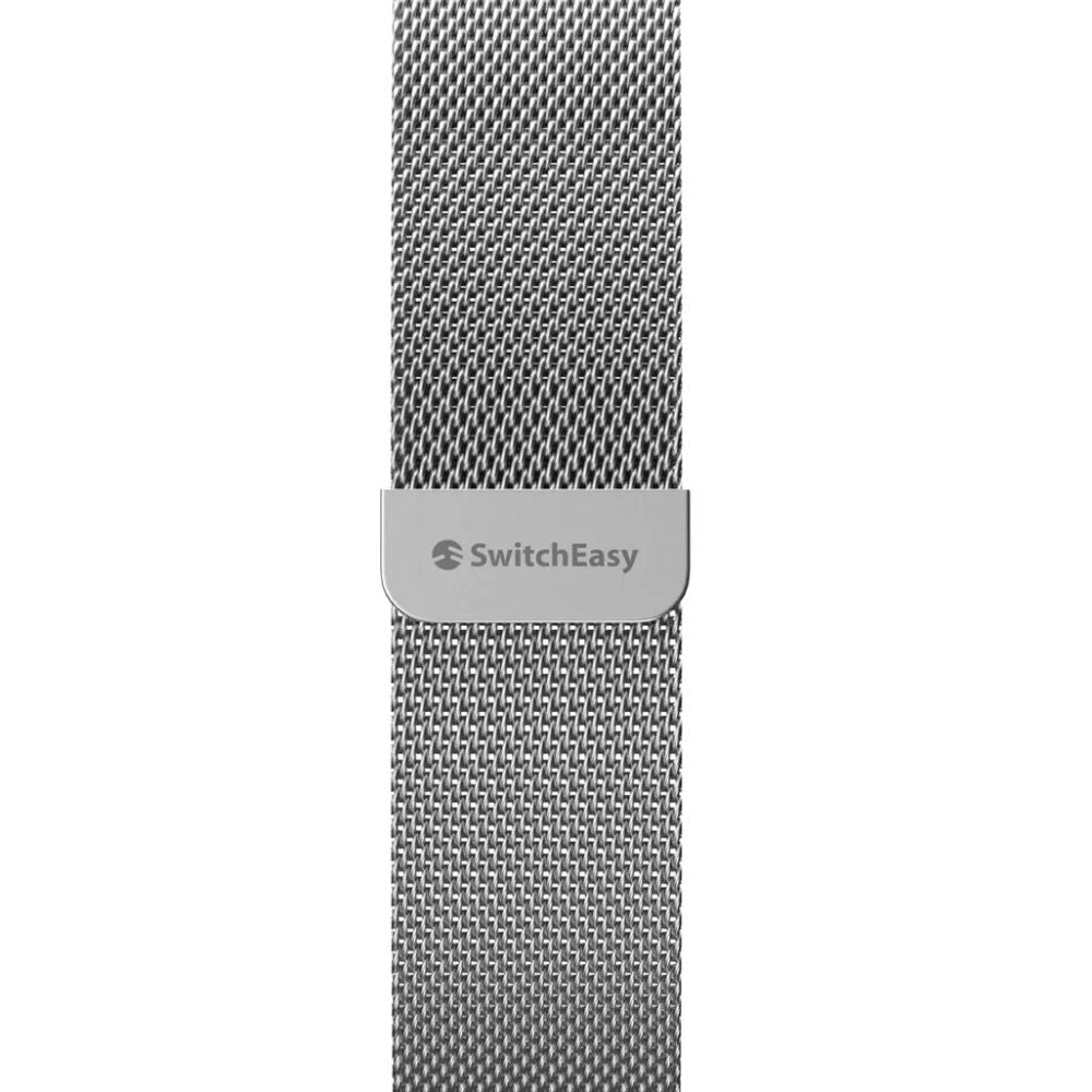 SwitchEasy Mesh Stainless Steel Magnetic Loop for Apple Watch Silver