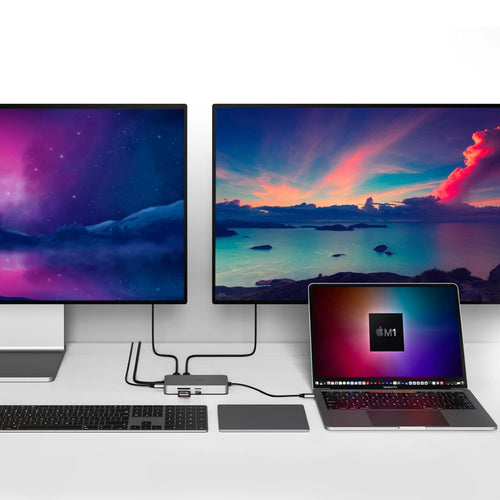 HyperDrive Dual 4K HDMI 10-in-1 USB-C Hub for MacBook Air Pro