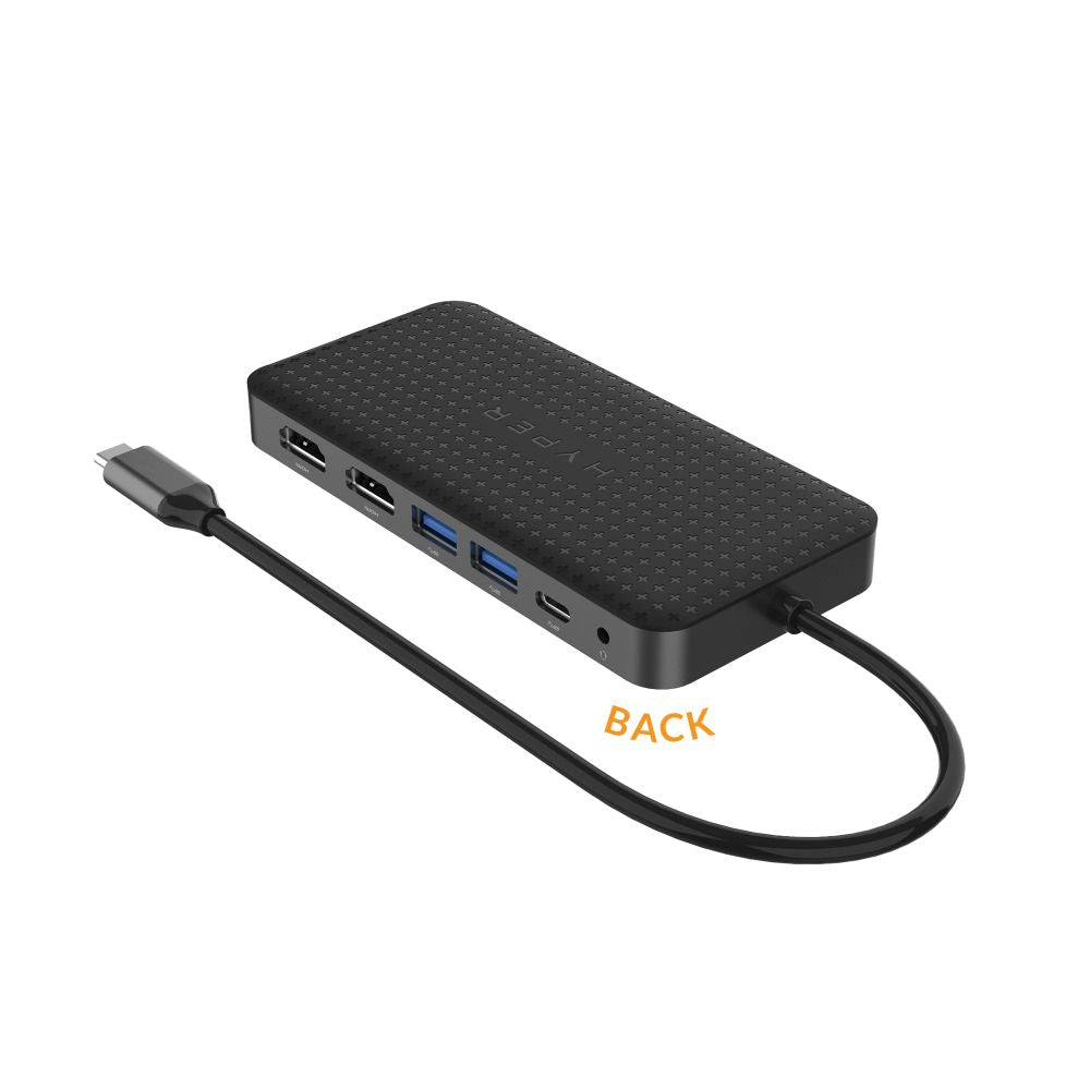 HyperDrive Dual 4K HDMI 10-in-1 USB-C Hub for MacBook Air Pro