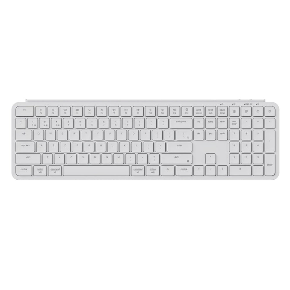 Keychron B6 Pro Slim Full Size Wireless Keyboard Ivory White