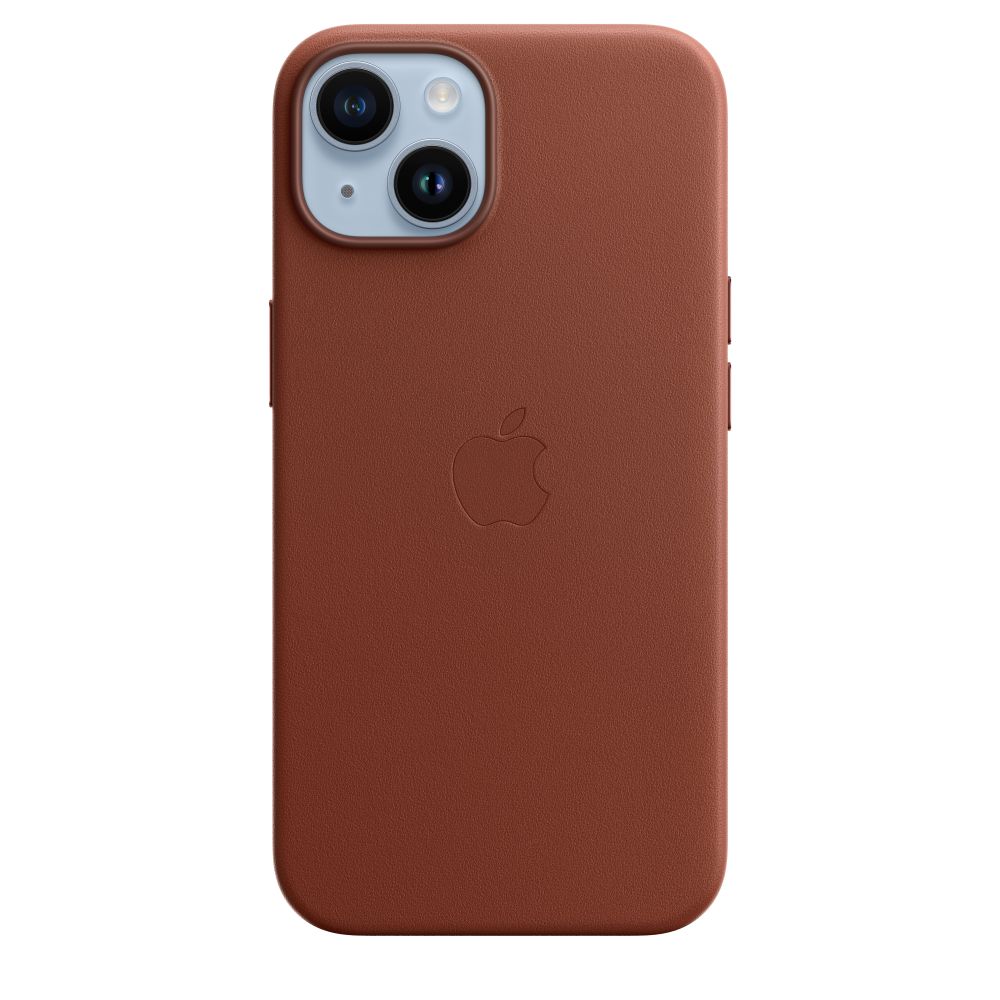 Premium Apple iPhone 14 Plus Leather Case with Built-in MagSafe