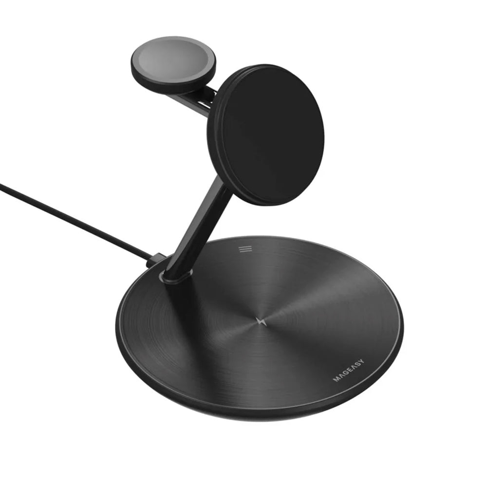 SwitchEasy 5-in-1 Magnetic Wireless Charging Stand for iPhone and Watch