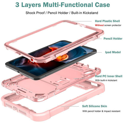 TUFF-LUV Rugged Armour Stand Case for Apple iPad mini 6