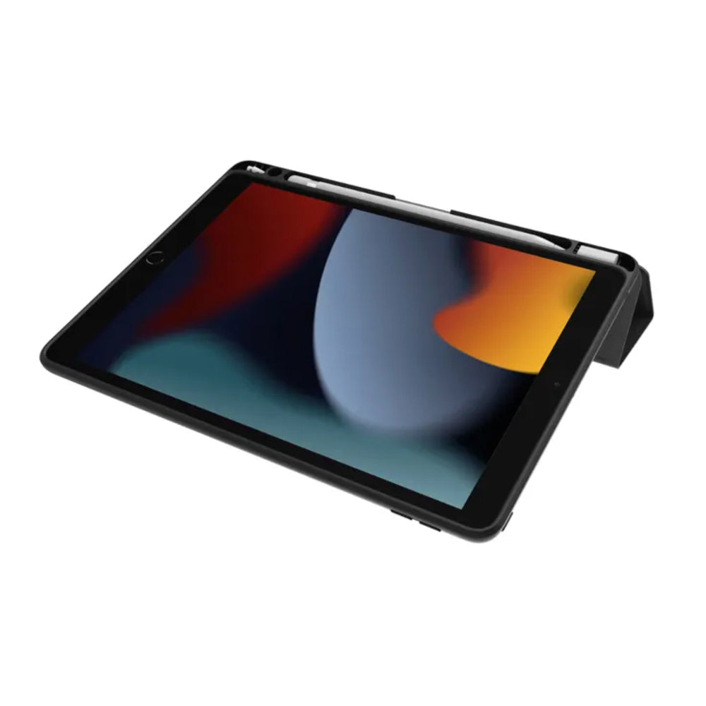Moov Aspect Tri-Fold Folio Case for iPad 10.2 inch Charcoal Grey