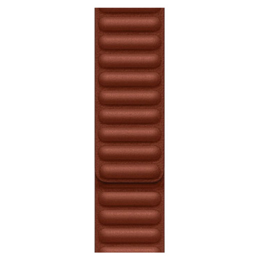 Apple Watch 41mm Umber Leather Link Magnetic Strap M/L