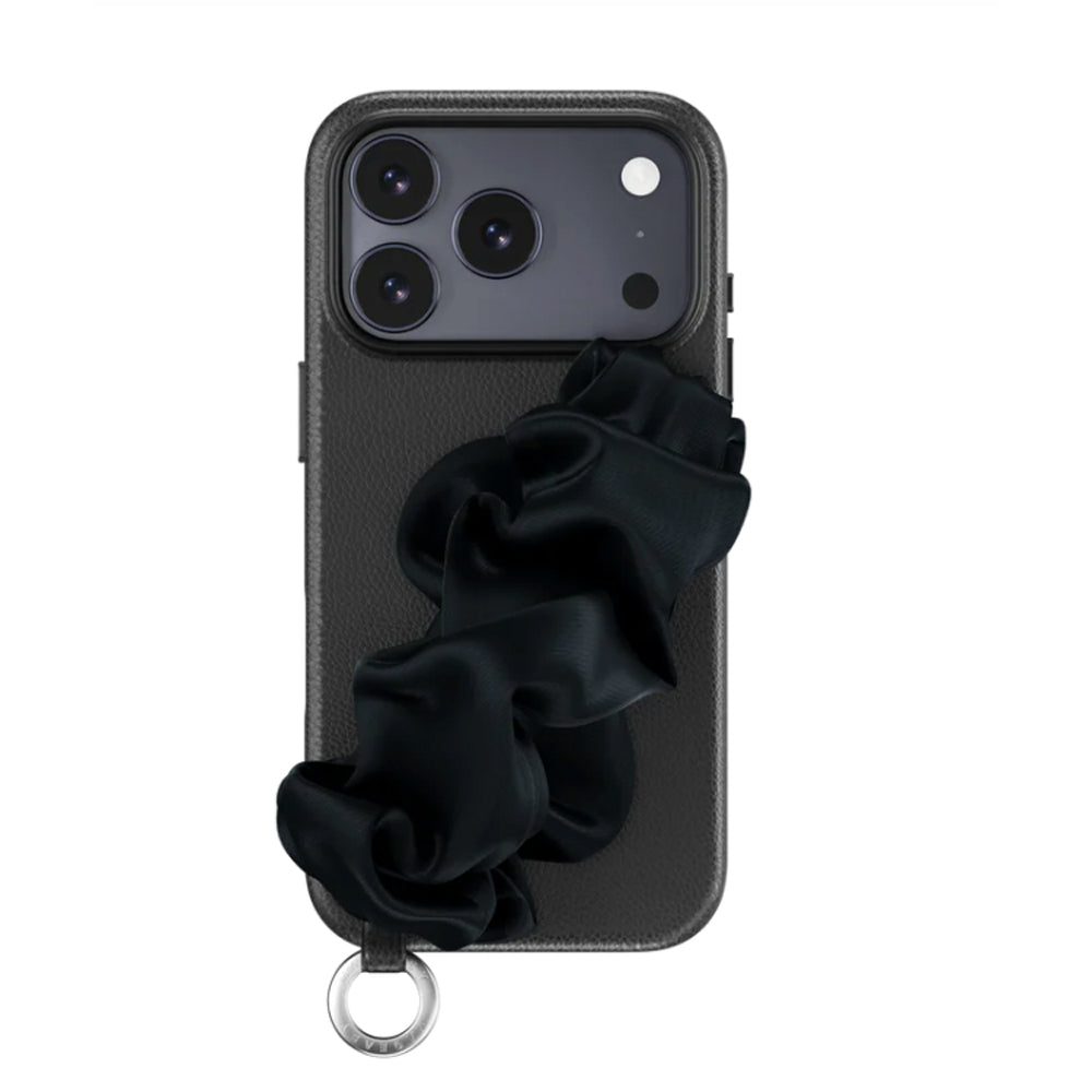 MagEasy Foulard M Bracelet Leather Case for iPhone 17 Pro Midnight