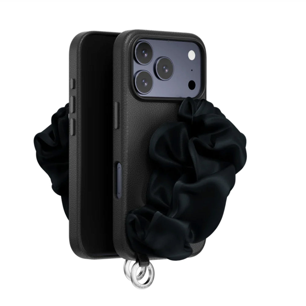 MagEasy Foulard M Bracelet Leather Case for iPhone 17 Pro Midnight
