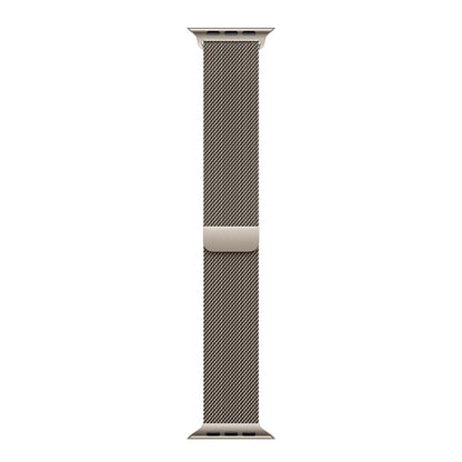 Apple Watch Milanese Loop Natural Titanium Magnetic Mesh Strap 40mm