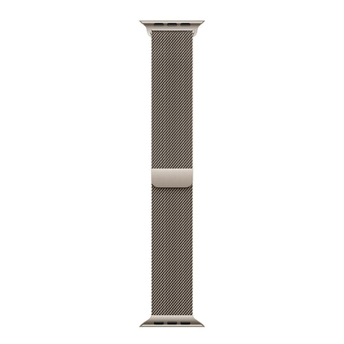 Apple Watch Milanese Loop Natural Titanium Magnetic Mesh Strap 40mm