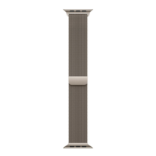 Apple Watch Milanese Loop Natural Titanium Magnetic Mesh Strap 40mm