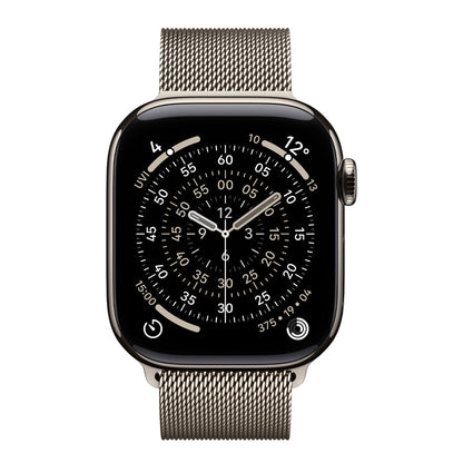 Apple Watch Milanese Loop Natural Titanium Magnetic Mesh Strap 40mm
