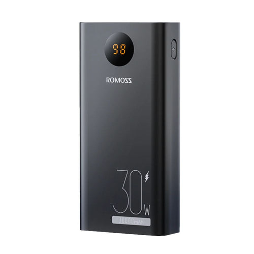 Romoss Zeus 30000mAh 30W Fast Charging Portable Power Bank Black