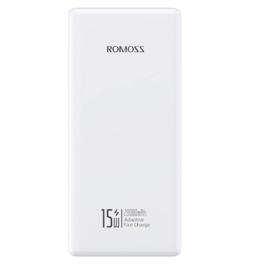 Romoss 20000mAh 15W Portable Power Bank with Integrated Charging Cables