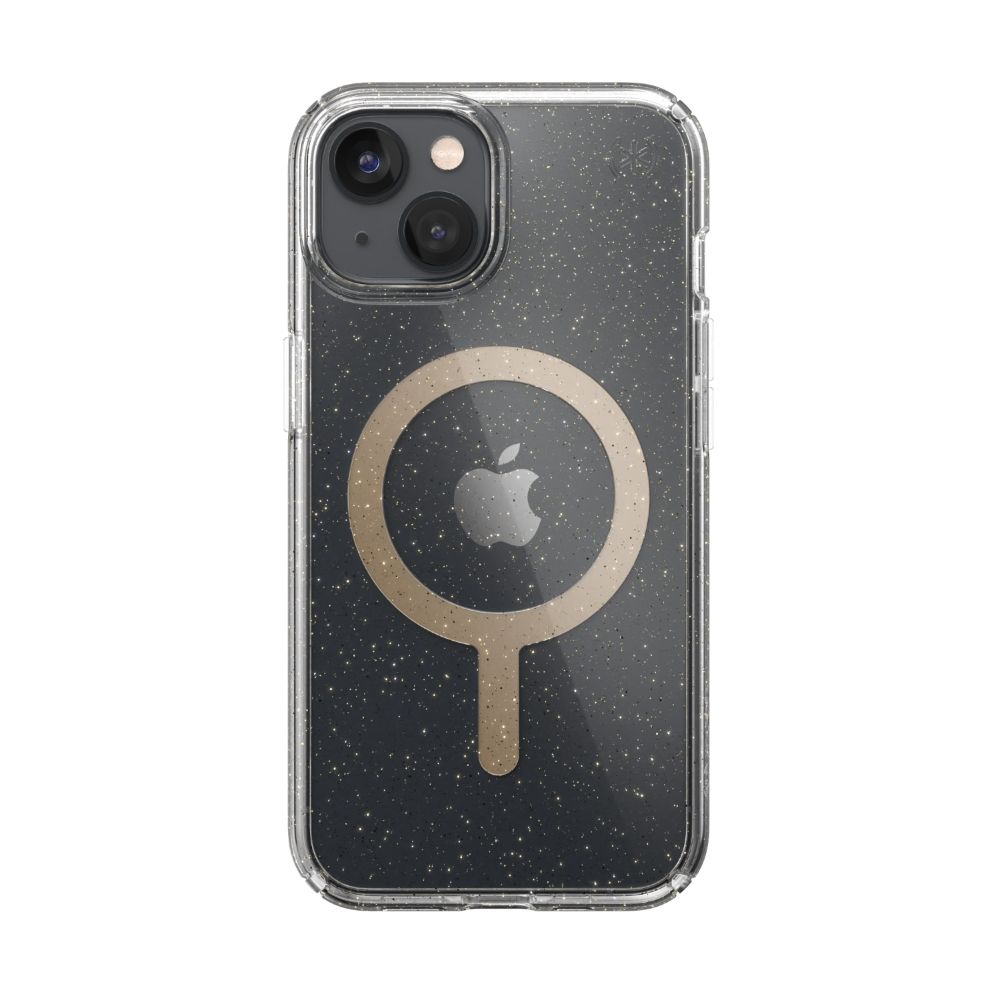 Speck Presidio Perfect Clear Glitter MagSafe iPhone 14 Pro Case