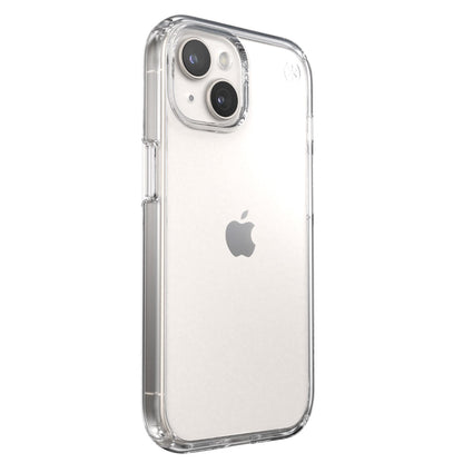 Speck Presidio Perfect-Clear Protective Case for Apple iPhone 15 Clear