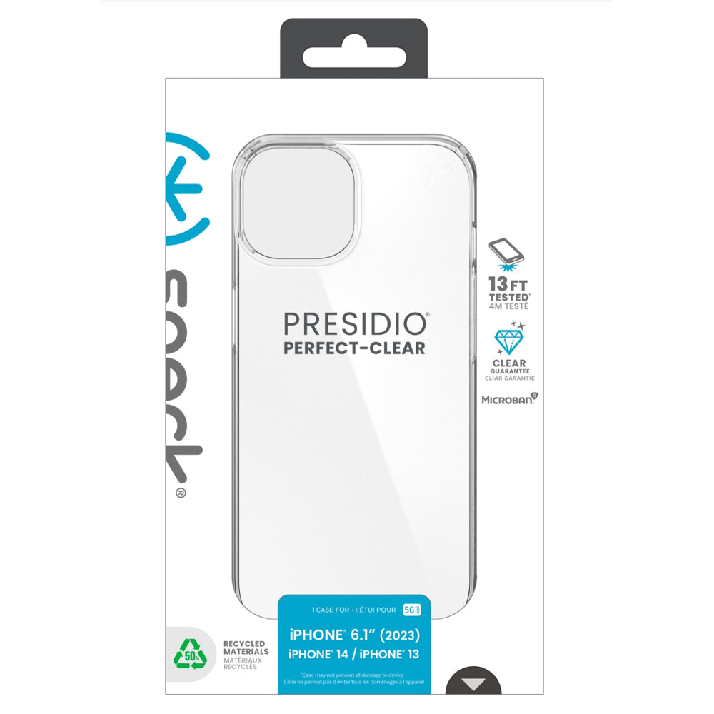 Speck Presidio Perfect Clear Case for Apple iPhone 15 Plus