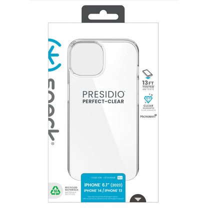 Speck Presidio Perfect Clear Case for Apple iPhone 15 Plus