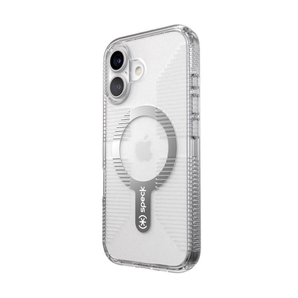 Speck Gemshell Grip MagSafe Clear Protective Case for iPhone 16