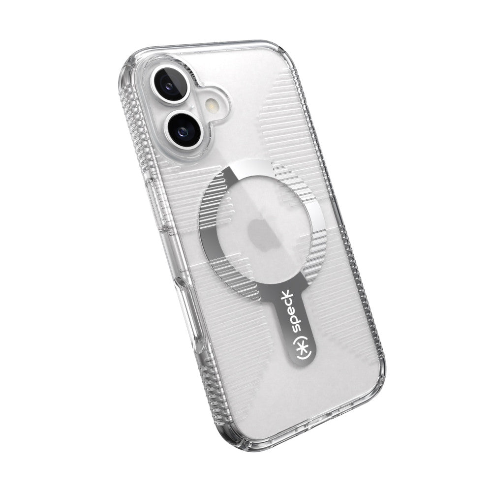 Speck Gemshell Grip MagSafe Clear Protective Case for iPhone 16