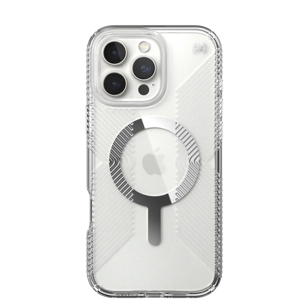 Speck Presidio Grip MagSafe Clear Protective iPhone 16 Pro Max Case