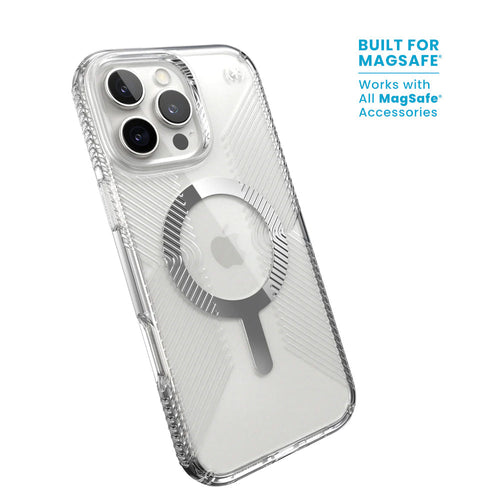 Speck Presidio Grip MagSafe Clear Protective iPhone 16 Pro Max Case