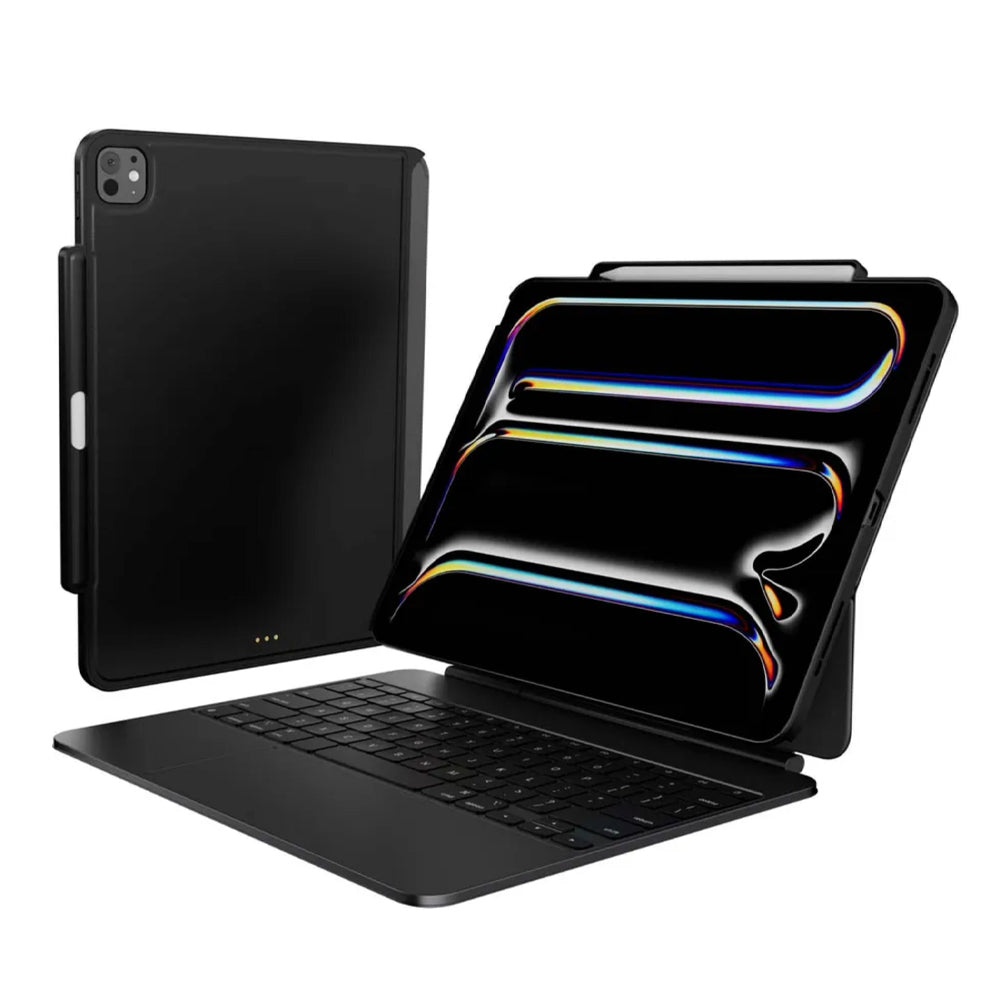 SwitchEasy CoverBuddy for iPad Air 13-inch 2024 Leather Black Case