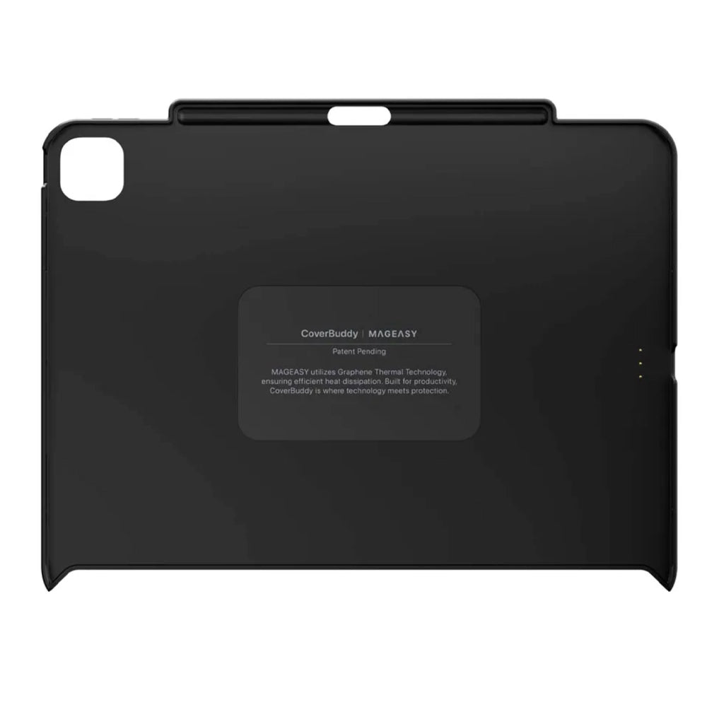 SwitchEasy CoverBuddy for iPad Air 13-inch 2024 Leather Black Case