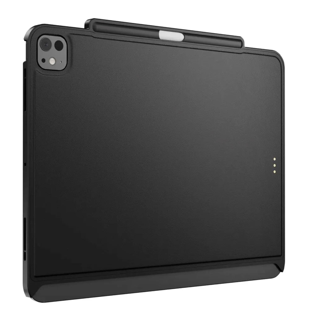 SwitchEasy CoverBuddy for iPad Air 13-inch 2024 Leather Black Case