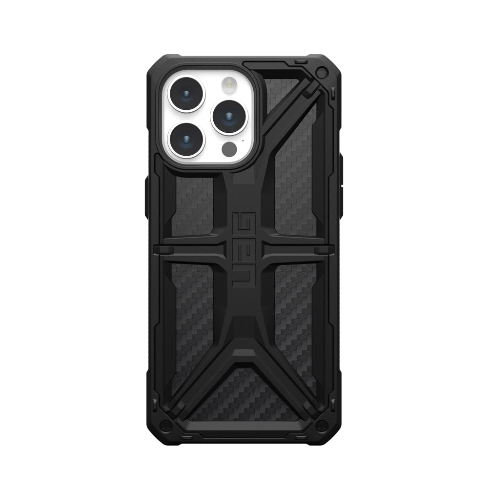 UAG Monarch Rugged Carbon Fiber iPhone 15 Pro Max Case