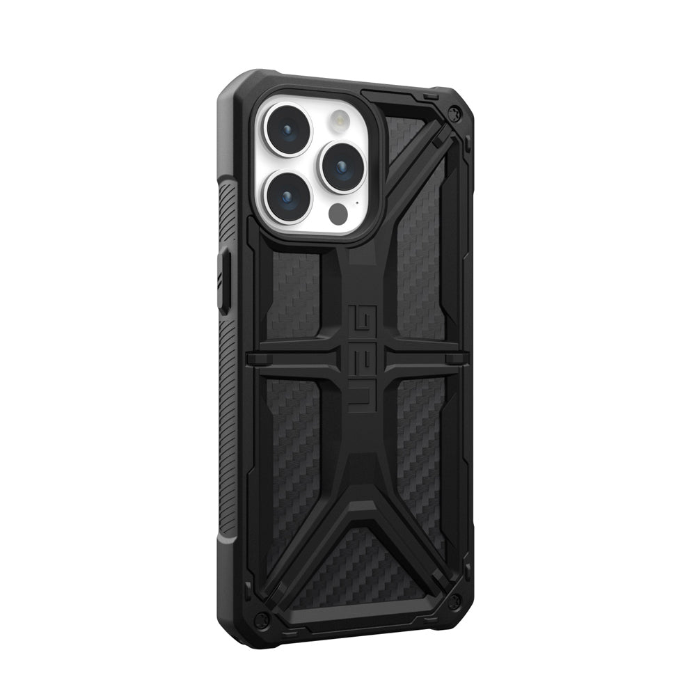 UAG Monarch Rugged Carbon Fiber iPhone 15 Pro Max Case