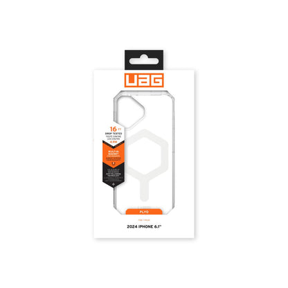 UAG Plyo MagSafe Rugged Clear Case for Apple iPhone 16