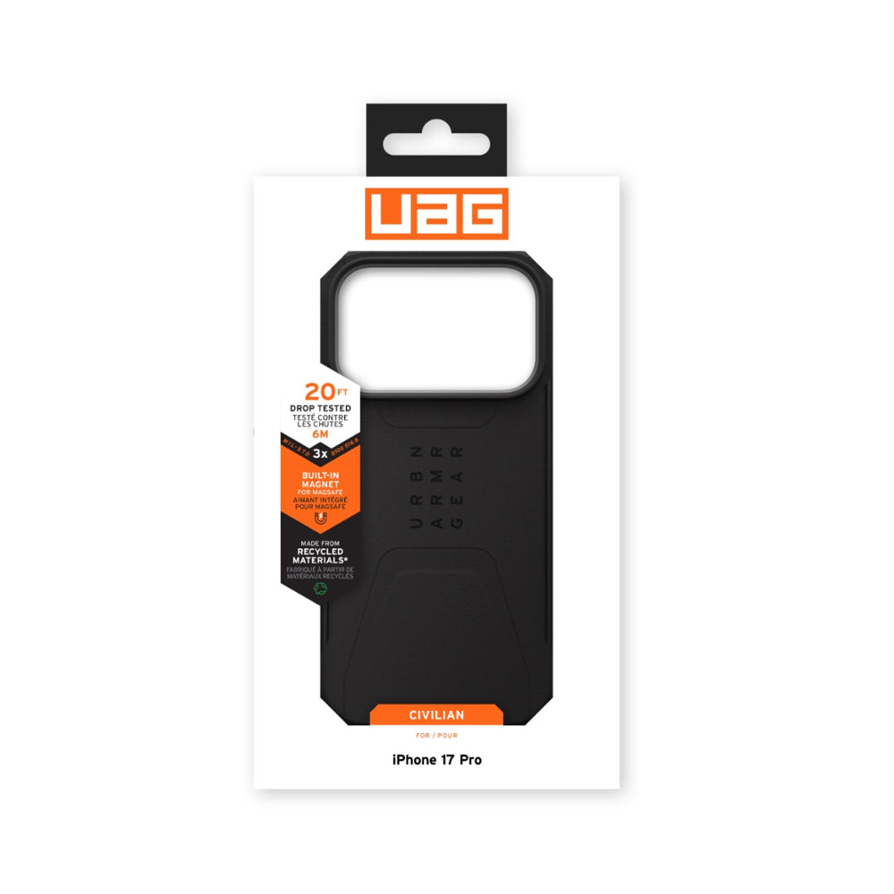 UAG Civilian LT MagSafe Rugged Case for iPhone 17 Pro