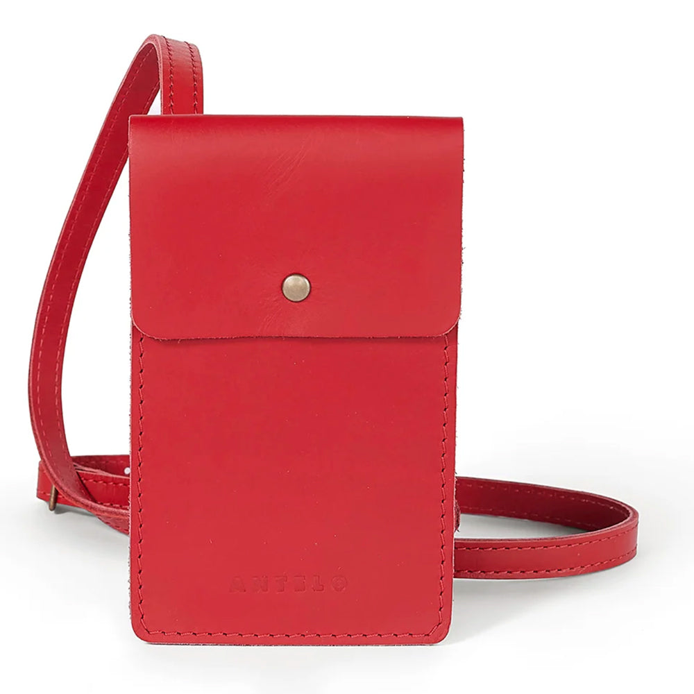 Antelo Benji Genuine Bovine Leather Phone Bag with Adjustable Sling