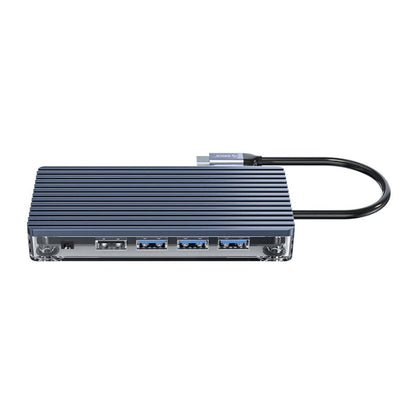 Orico Transparent 11-in-1 USB-C Hub with 4K HDMI and PD