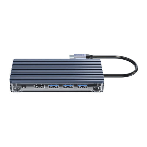 Orico Transparent 11-in-1 USB-C Hub with 4K HDMI and PD