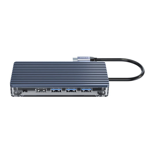 Orico Transparent 11-in-1 USB-C Hub with 4K HDMI and PD