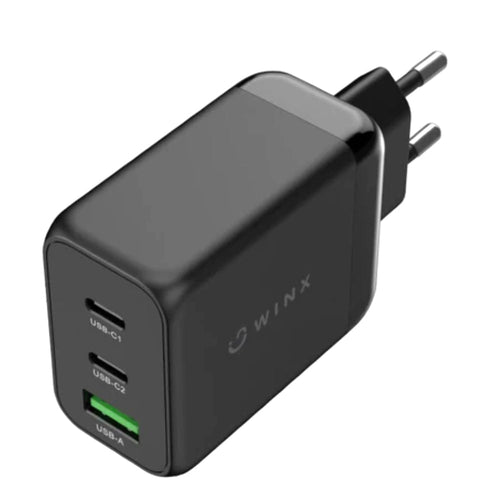 WINX Power Easy 65W Wall Charger Triple Port USB Fast Adapter
