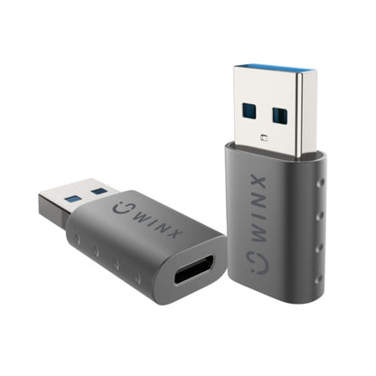 WINX LINK USB to Type-C Adapter Dual Pack High Speed Zinc Alloy